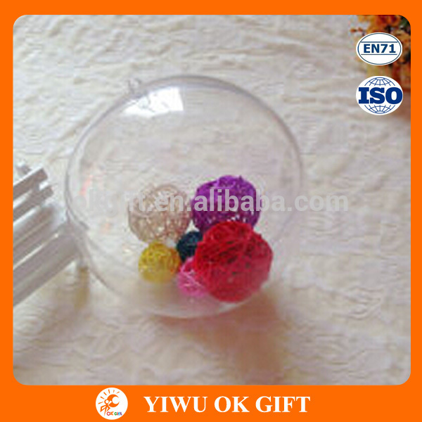 明確なクリスマスのプラスチック製のボール10cm/oranmentクリスマス-クリスマスデコレーション用品問屋・仕入れ・卸・卸売り