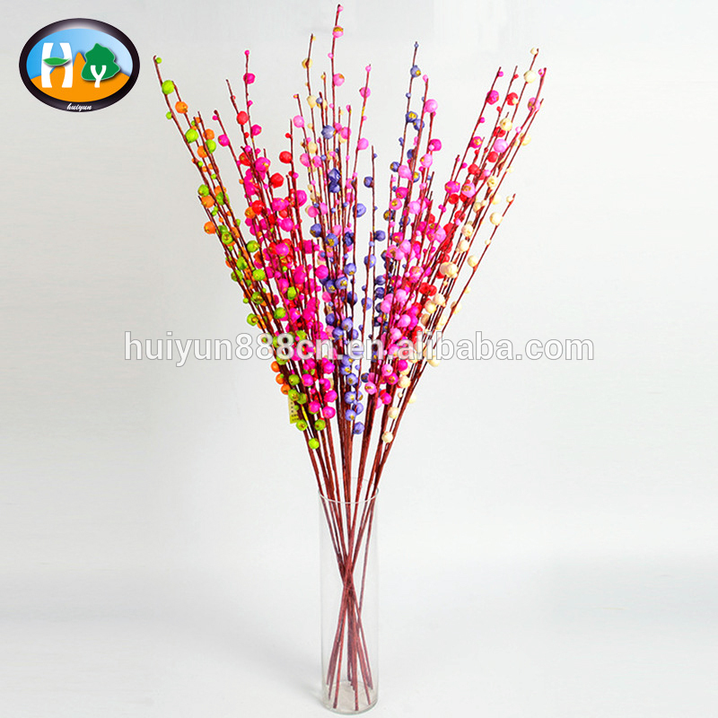 安い卸売中国カラフルな泡の装飾的な人工花果実柳の枝-装飾用花&花網問屋・仕入れ・卸・卸売り