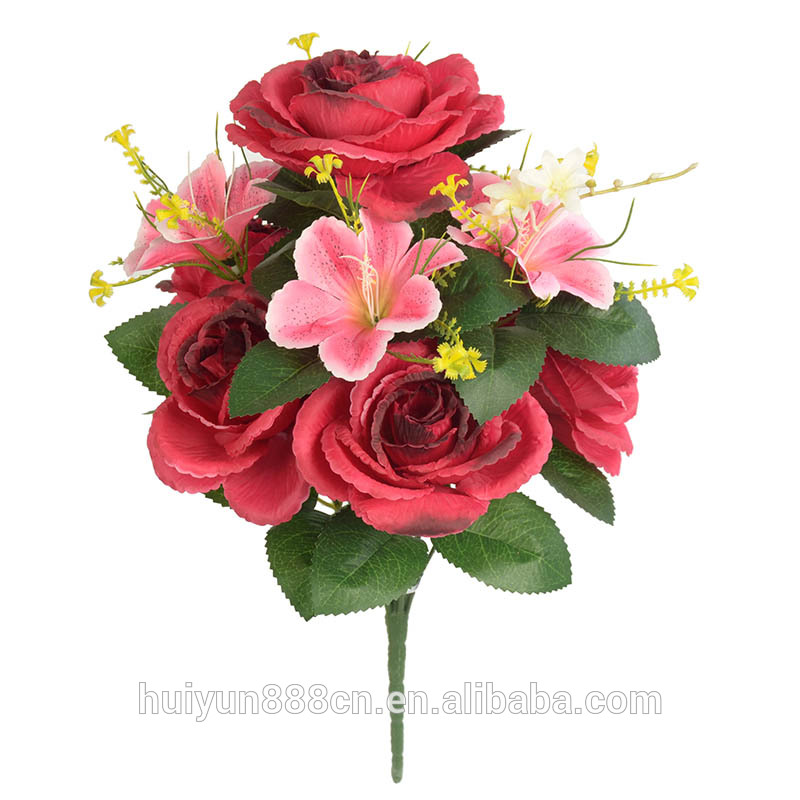 高品質テーブル結婚式の装飾人工花のための卸売-装飾用花&花網問屋・仕入れ・卸・卸売り