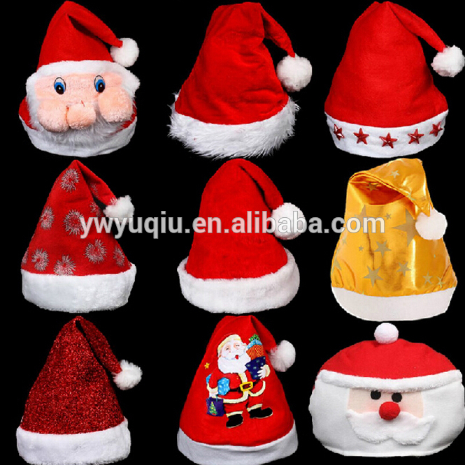 2016熱い販売義烏メーカークリスマス帽子で不織布クリスマスクラフトクリスマス装飾-クリスマスデコレーション用品問屋・仕入れ・卸・卸売り