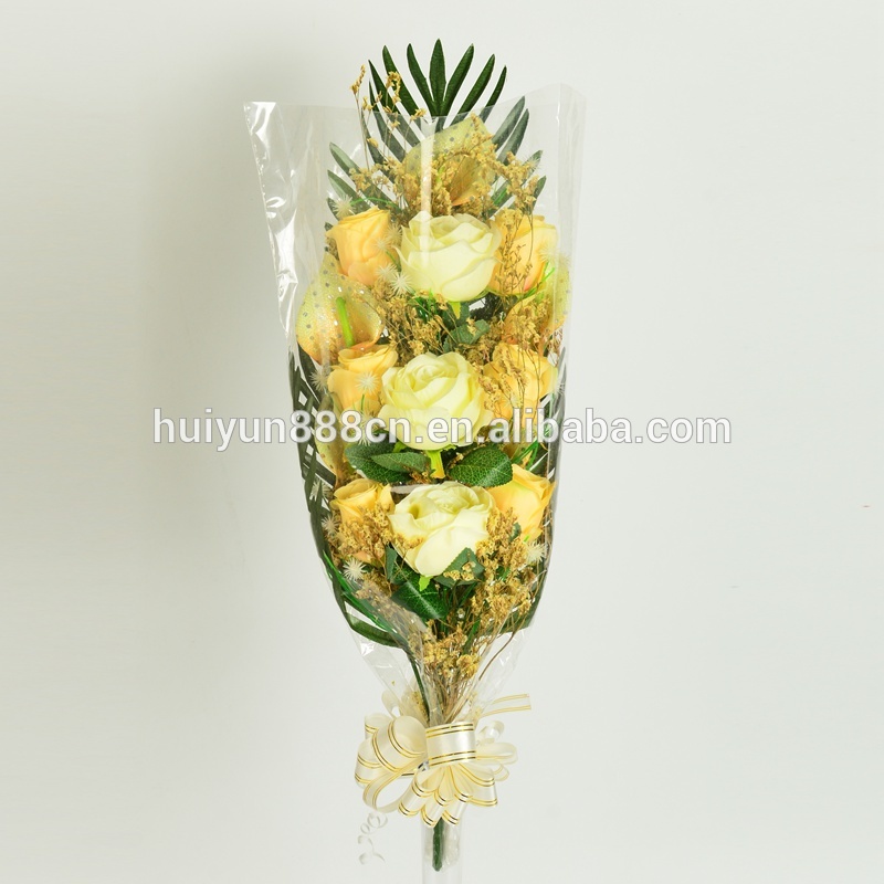 グリッター花束人工カイウユリの花を作る結婚式の装飾のための-装飾用花&花網問屋・仕入れ・卸・卸売り