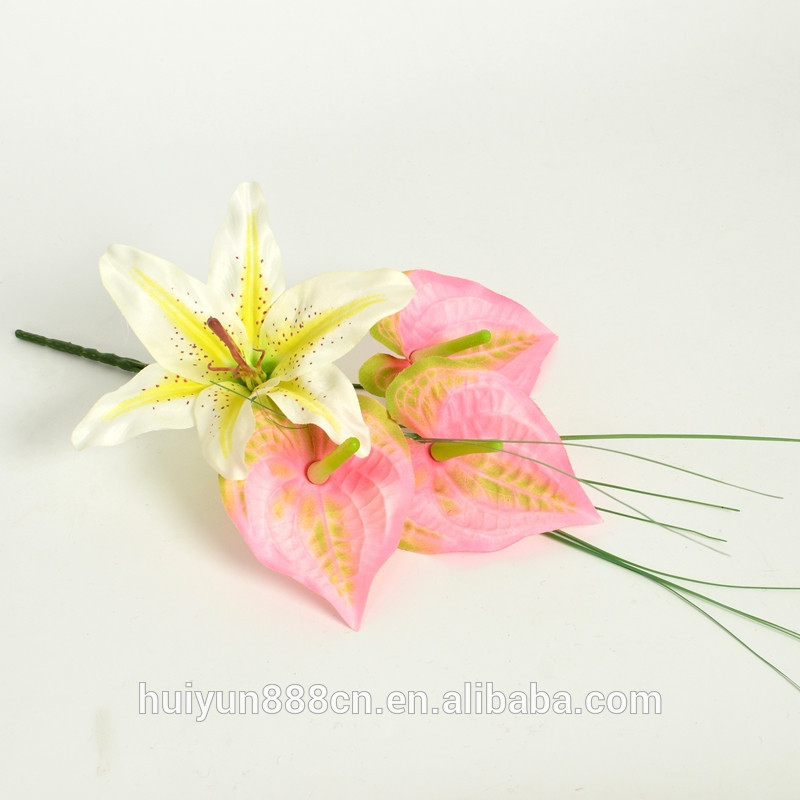 安い結婚式の装飾の人工的な花ミニ花束卸売-装飾用花&花網問屋・仕入れ・卸・卸売り