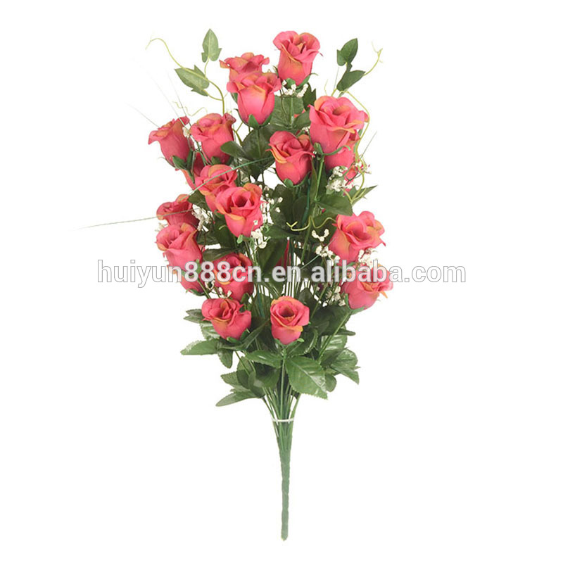 高品質の結婚式の装飾、 赤シルクローズ造花卸売り-装飾用花&花網問屋・仕入れ・卸・卸売り