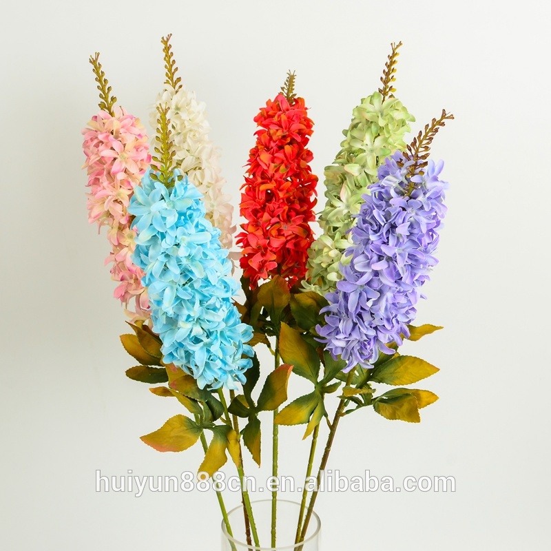 安い長い茎の人工絹signleヒヤシンスの花のホテルの装飾のための-装飾用花&花網問屋・仕入れ・卸・卸売り