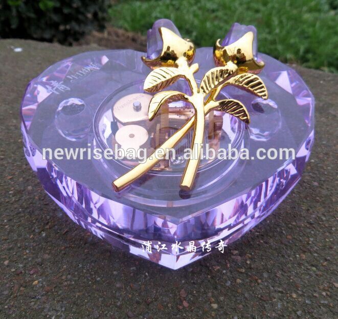 2016最新のペンダントクリスタルオルゴールクリスマスオーナメント-クリスマスデコレーション用品問屋・仕入れ・卸・卸売り