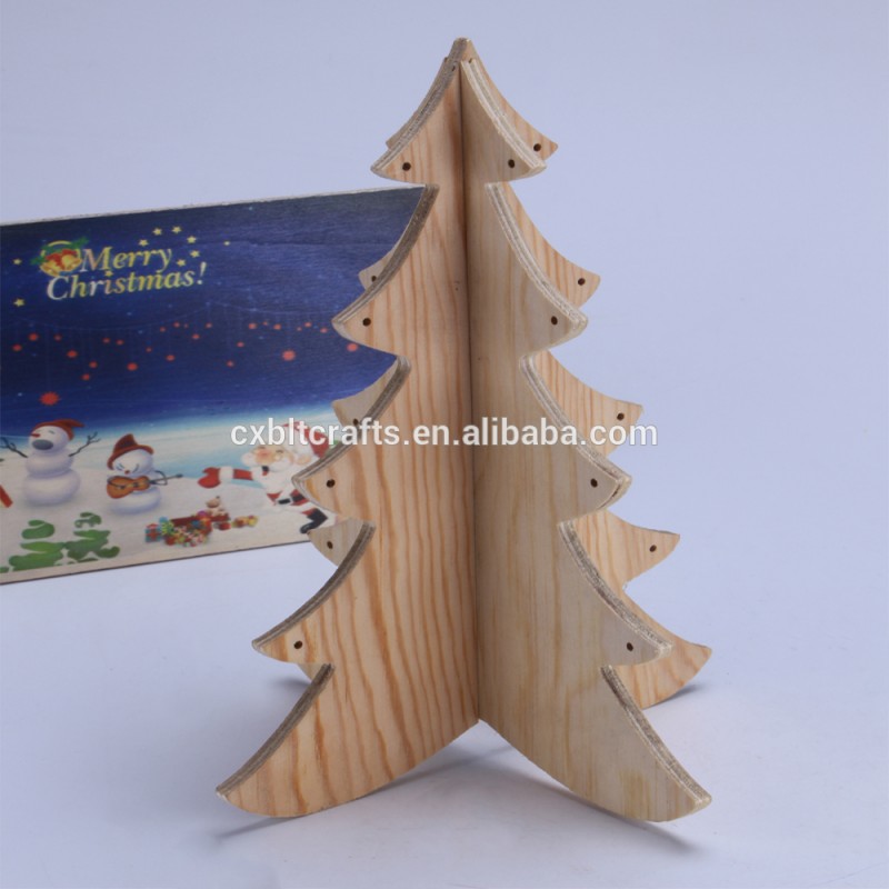 新しいモデル飾らクリスマスツリー用販売のウッドクラフトツリー-クリスマスデコレーション用品問屋・仕入れ・卸・卸売り