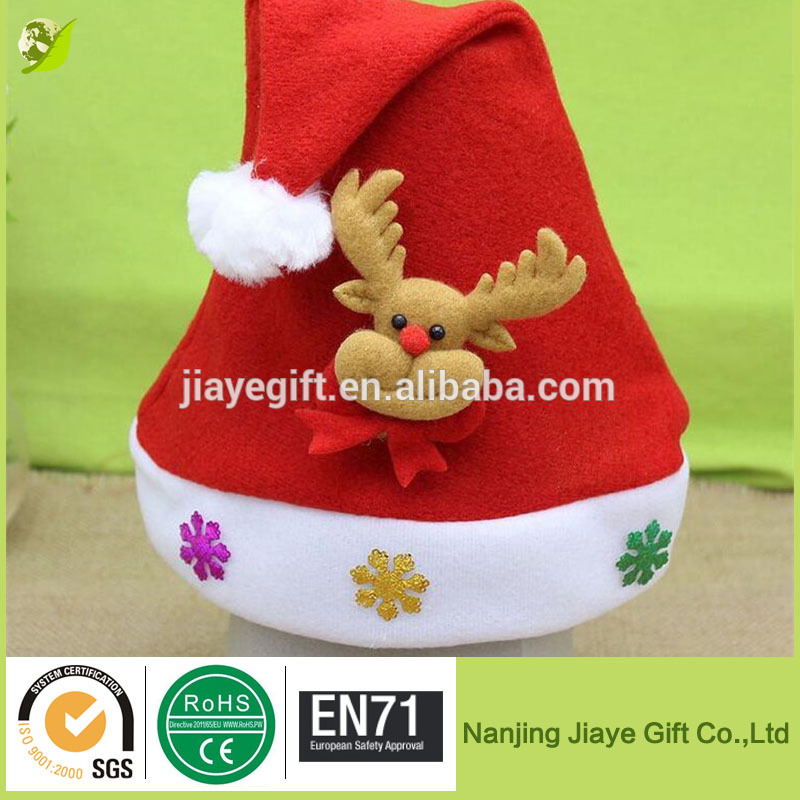 クリスマスの装飾、 クリスマスキャップ、 2016鹿のクリスマス帽子-クリスマスデコレーション用品問屋・仕入れ・卸・卸売り