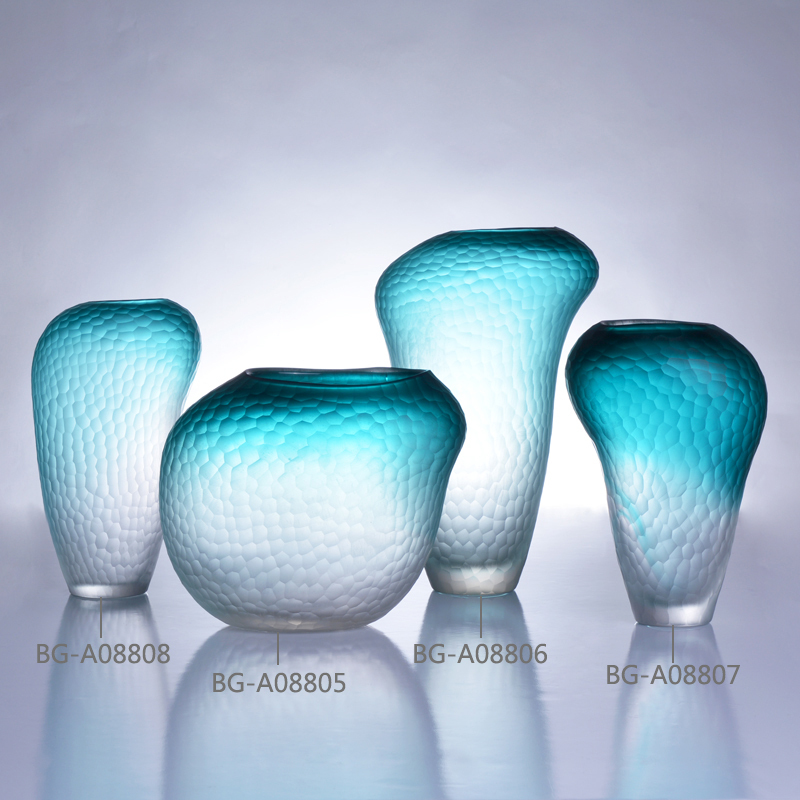 ガラス細工2015着色されたガラスのための工芸品の装飾青-ガラス製品問屋・仕入れ・卸・卸売り
