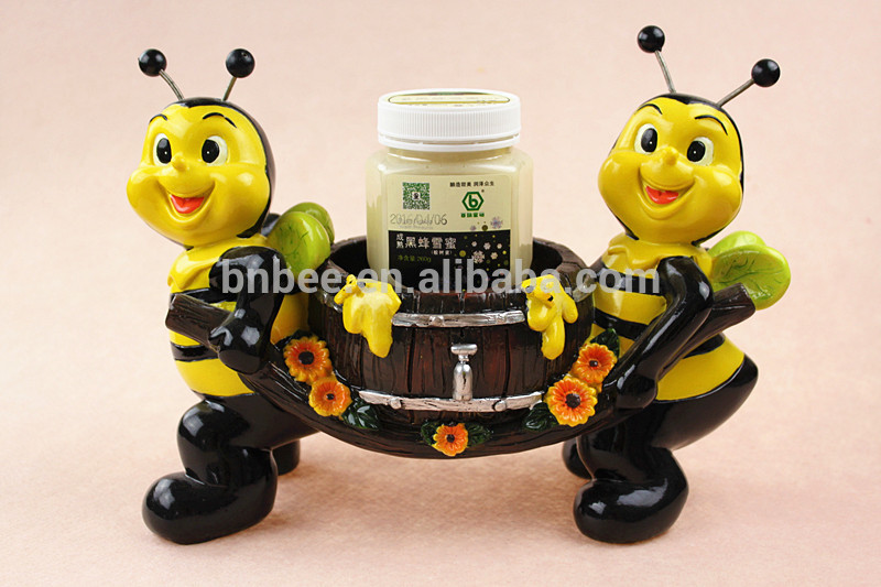 熱い販売樹脂蜂蜜ボトルホルダー蜂文化的製品-樹脂工芸品問屋・仕入れ・卸・卸売り