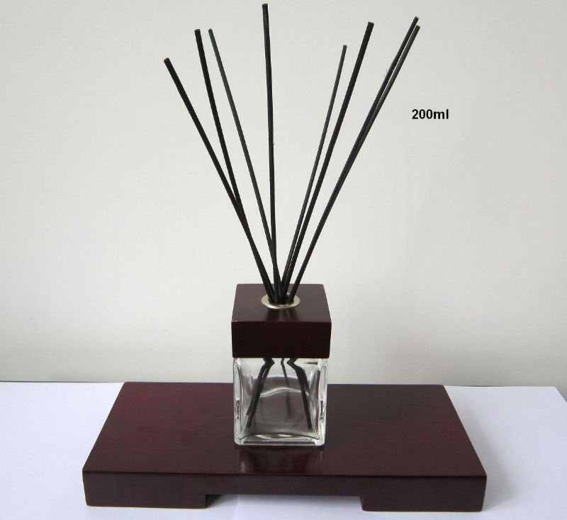 200mlは正方形の拡散器のびんCX-DB003をかぎつけた-ガラス製品問屋・仕入れ・卸・卸売り