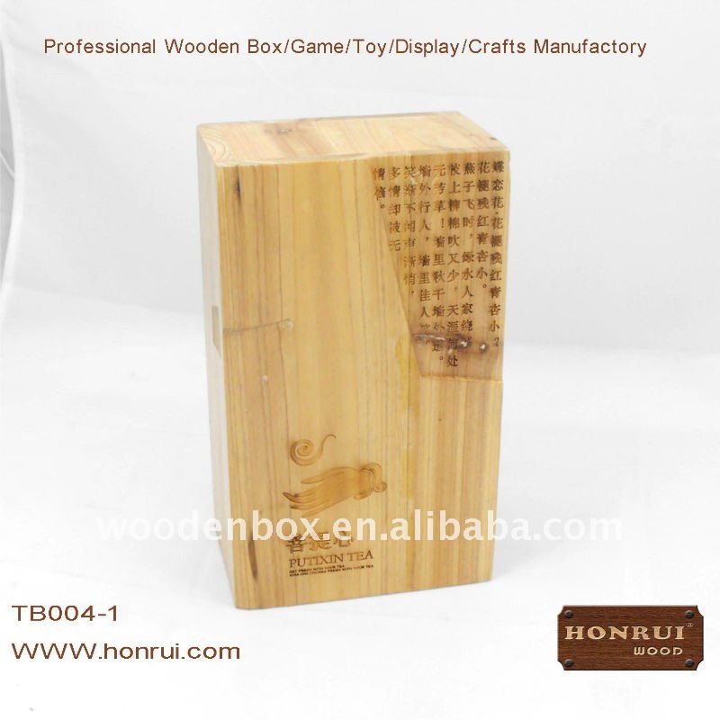 木製茶の場合とボックスの引き出し付き-木工芸品、ウッドクラフト問屋・仕入れ・卸・卸売り