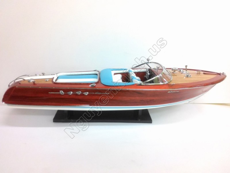 リーヴァaquarama87センチメートルwoodel販売のためのモデル船( スピードボートのモデル)-木工芸品、ウッドクラフト問屋・仕入れ・卸・卸売り