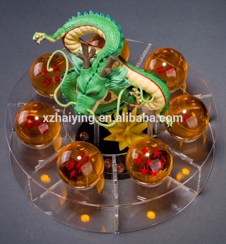 新しいhotsale2015天然樹脂ドラゴンボールzボールレプリカ( 1- 7星) を持つ直径7.6センチ色のギフト用の箱-記念品問屋・仕入れ・卸・卸売り