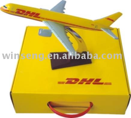 高品質のポリレジンb757dhl飛行機モデル-樹脂工芸品問屋・仕入れ・卸・卸売り