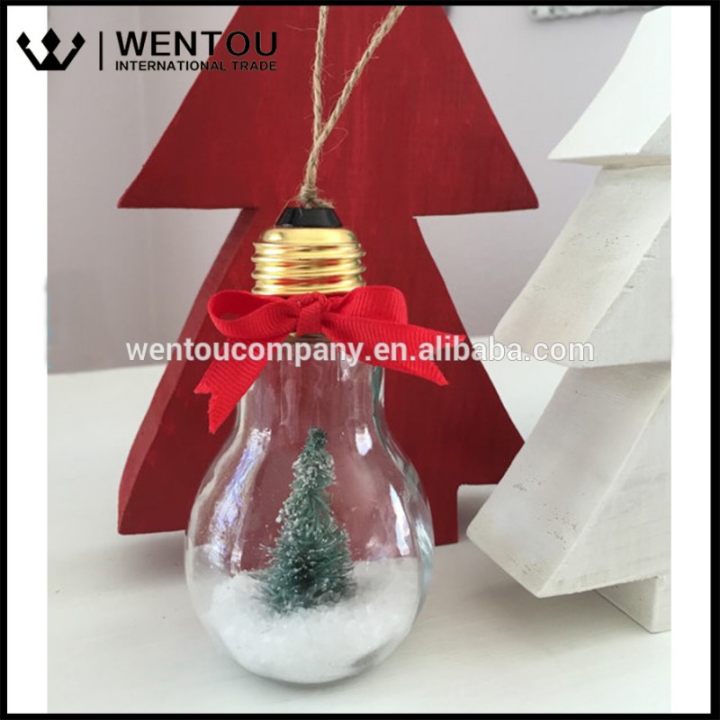 電球クリスマスツリーの飾り雪グローブ-樹脂工芸品問屋・仕入れ・卸・卸売り