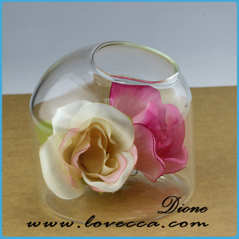 オフィスの装飾花の花瓶、 安い手吹きガラスの花瓶、 透明なガラスの花瓶のためのオフィス-航海上の工芸問屋・仕入れ・卸・卸売り