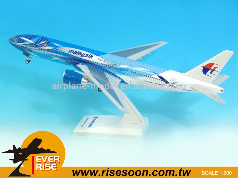 ボーイングb777-200マレーシア航空スケール1:200航空飛行機モデル-樹脂工芸品問屋・仕入れ・卸・卸売り