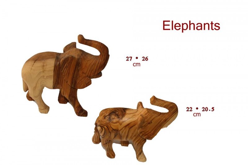 ハンドメイドオリーブウッド象/動物木製eleghant-木工芸品、ウッドクラフト問屋・仕入れ・卸・卸売り
