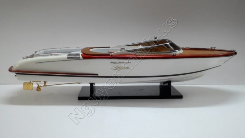 リーヴァaquariva87センチメートル販売のための木造船の模型( スピードボートのモデル)-木工芸品、ウッドクラフト問屋・仕入れ・卸・卸売り