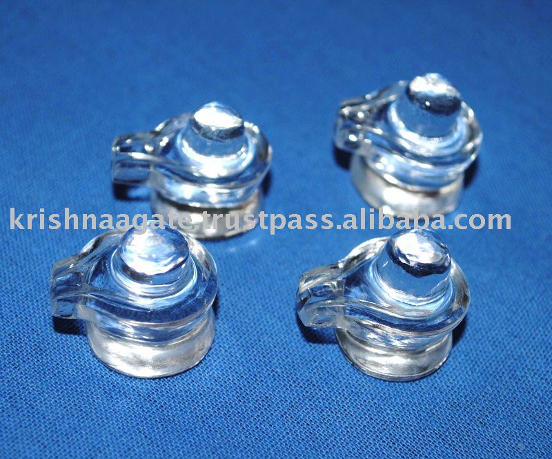 Jaladhari Sphatik Shiva Lingam/宝石用原石Shiva Lingam/水晶Shivling-芸術コレクター商品問屋・仕入れ・卸・卸売り