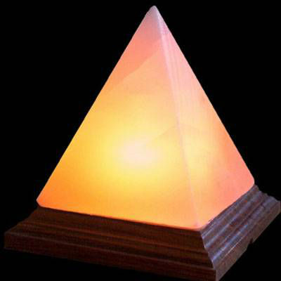 ピラミッド水晶塩ランプ-彫刻工芸品問屋・仕入れ・卸・卸売り