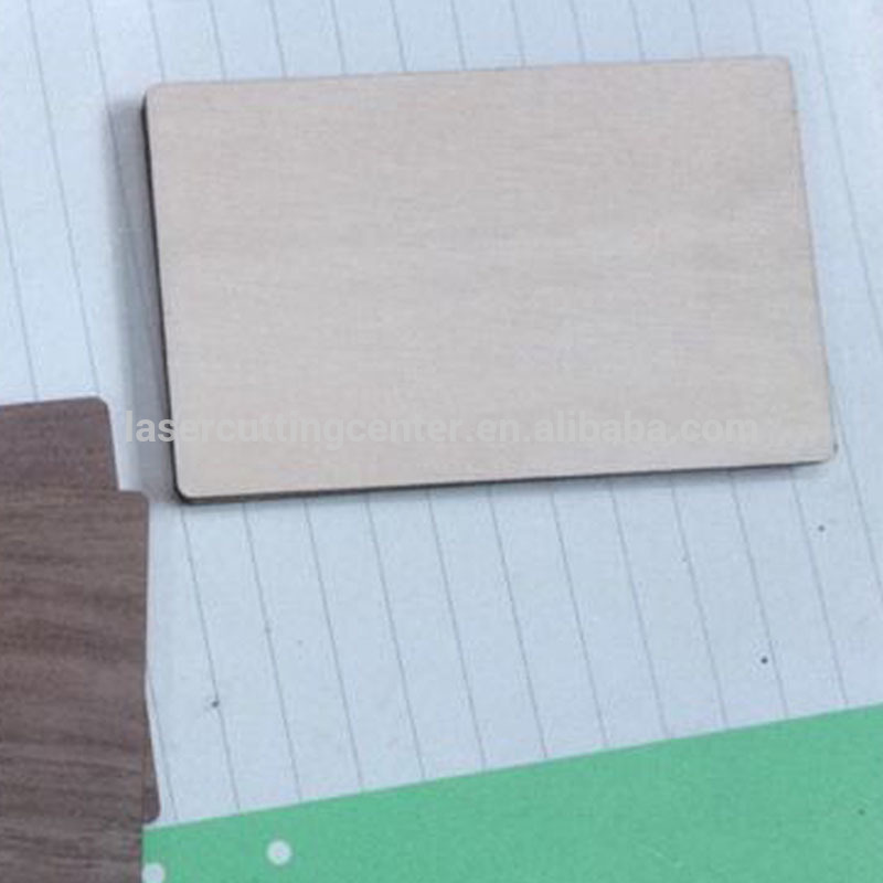 ビジネスカードの合板レーザー切断木材ブランクカード-木工芸品、ウッドクラフト問屋・仕入れ・卸・卸売り