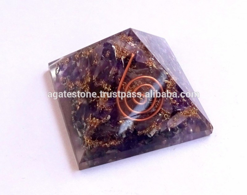 Orgoneピラミッド卸売:アメジストorgoneチャクラピラミッド:治癒orgoneサプライヤー-問屋・仕入れ・卸・卸売り
