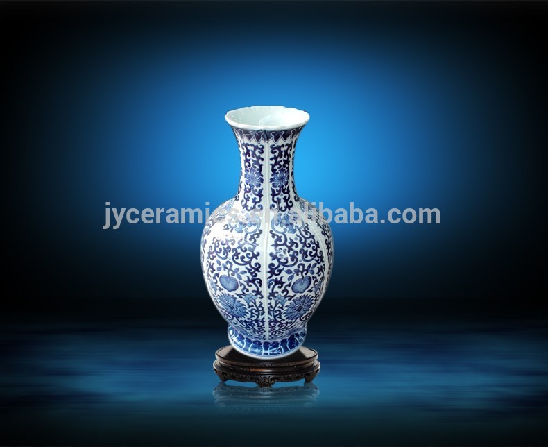 景徳鎮古典的な青と白のアンティークのための磁器の花瓶家を飾る-芸術コレクター商品問屋・仕入れ・卸・卸売り