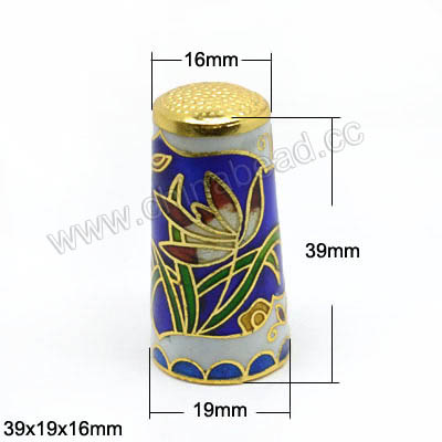 七宝熱い販売指ぬき金メッキの蝶七宝デザインギフト用指ぬき-陶器、エナメル問屋・仕入れ・卸・卸売り