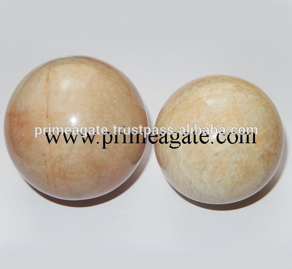 クリームムーンストーン球/ボール用形而上学治癒と装飾目的-半貴石工芸品問屋・仕入れ・卸・卸売り