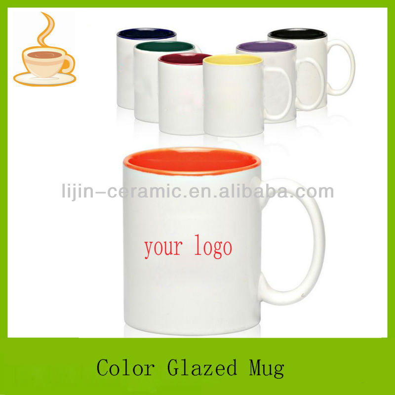 販売のための白いカップ磁器、 カスタマイズされたロゴ付きマグカップティーカップ-陶器、エナメル問屋・仕入れ・卸・卸売り