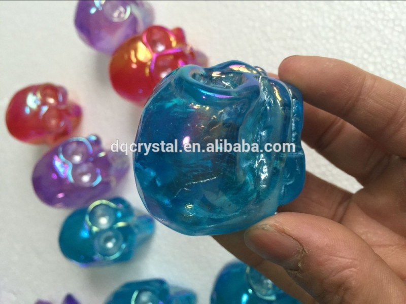 ホット販売小さなオーラ水晶頭蓋骨用工芸-芸術コレクター商品問屋・仕入れ・卸・卸売り