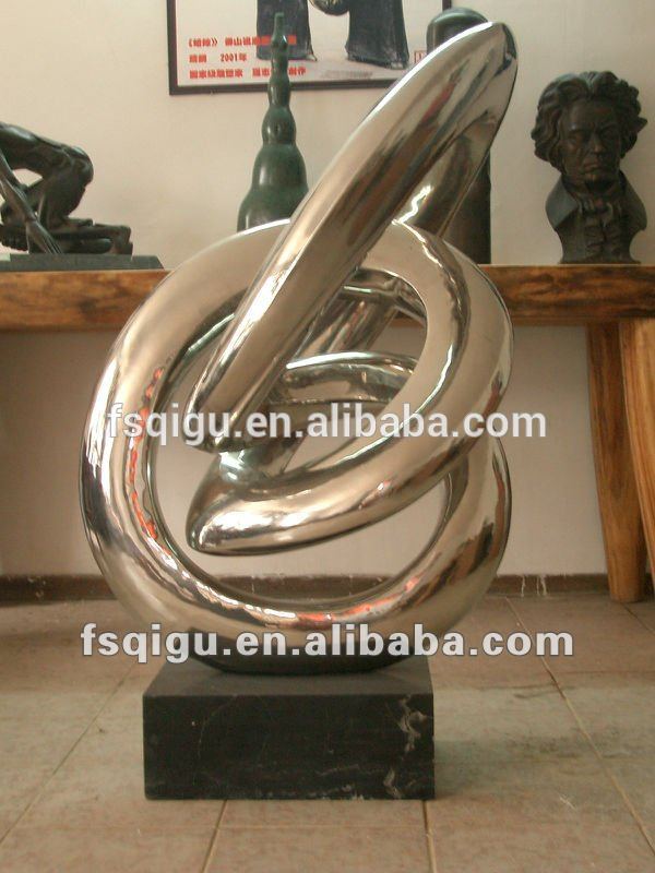 純粋な手作りインテリア304型ステンレス鋼抽象彫刻-金属工芸品問屋・仕入れ・卸・卸売り
