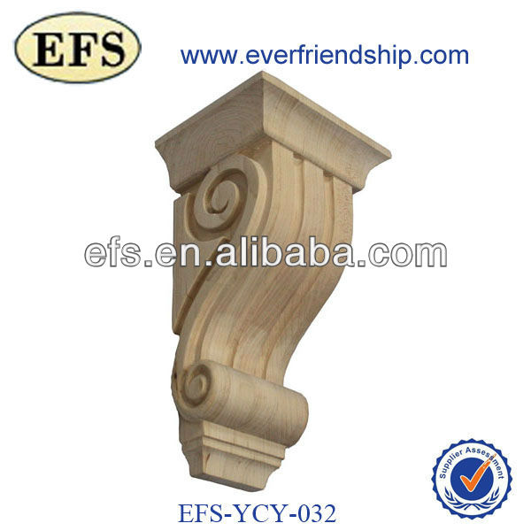 アンティーク最低価格の熱い- 販売シンプルな装飾的な木製corbels( efs- ycy- 032)-木工芸品、ウッドクラフト問屋・仕入れ・卸・卸売り
