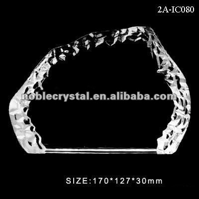 不規則な形状の水晶氷山彫刻-クリスタル製品問屋・仕入れ・卸・卸売り