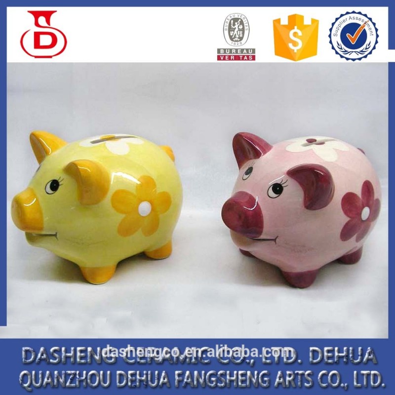 カラーセラミック貯金箱-問屋・仕入れ・卸・卸売り