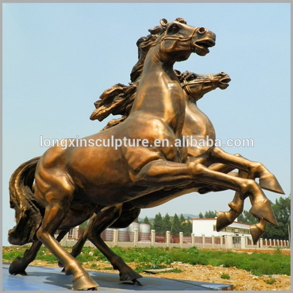 大きな金の庭の芸術の金属の真鍮の馬の彫刻像販売のための-民芸品問屋・仕入れ・卸・卸売り