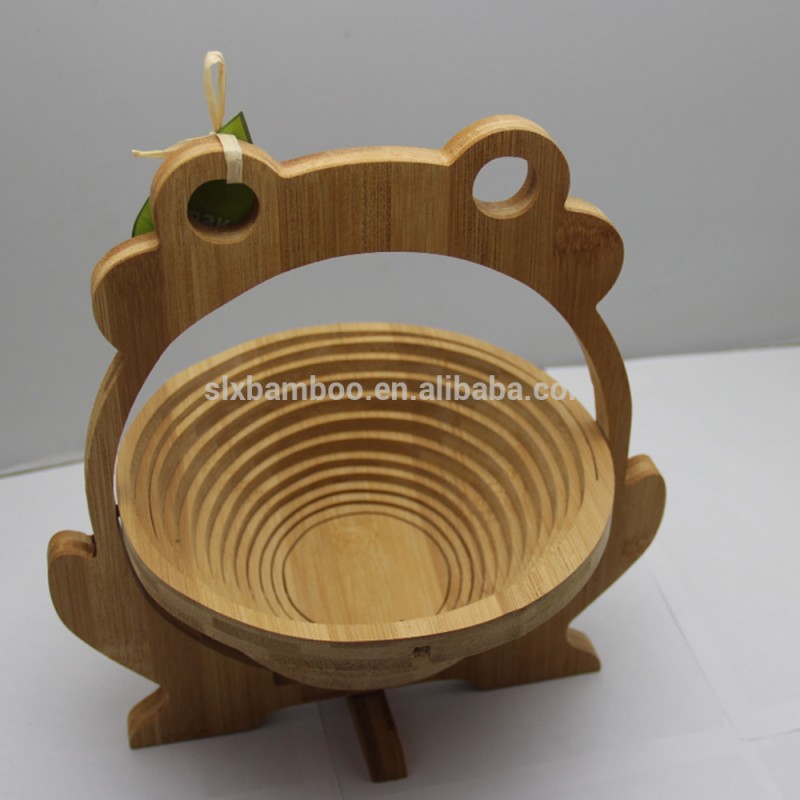 安い折り畳み式の動物の形をした中国製バスケット竹-彫刻工芸品問屋・仕入れ・卸・卸売り