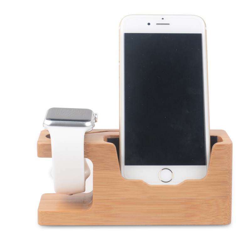 気まぐれ木工携帯電話ホルダー、トップ販売のためのアップル時計スタンド/iphone用6-航海上の工芸問屋・仕入れ・卸・卸売り