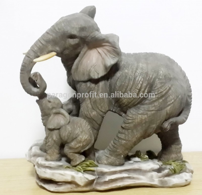 Polyresinの象のファインアートママと赤ちゃんのガーデン用/個虫の装飾の展示品-樹脂工芸品問屋・仕入れ・卸・卸売り