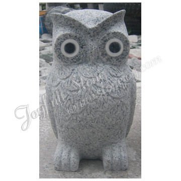 ガーデンフクロウ石彫り、 フクロウの像、 石の工芸品-民芸品問屋・仕入れ・卸・卸売り