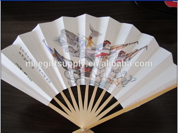 カスタム広告竹ファン/卸売プロモーションギフト竹ファン-記念品問屋・仕入れ・卸・卸売り