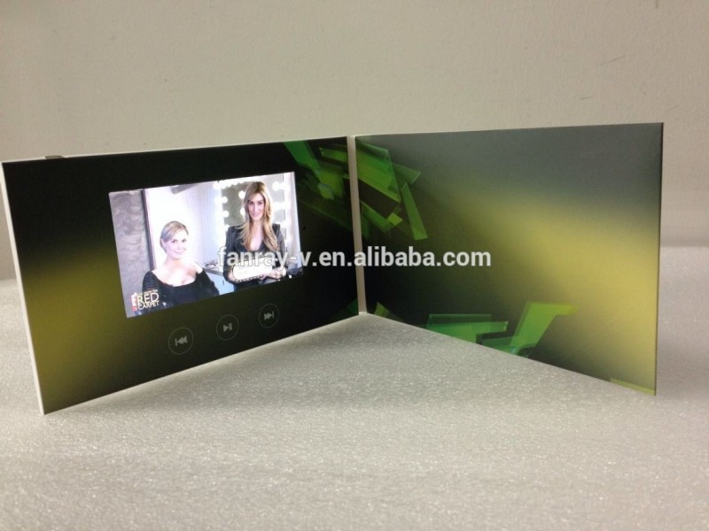最新の2014年4.3" lcdビデオカードメディアプレーヤー、 本のビデオ、 カードでビデオ-造花問屋・仕入れ・卸・卸売り