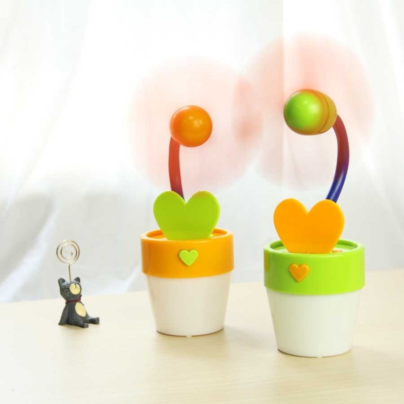 広州日照熱い販売のusbミニ昇進のギフトのための夏のプラスチックファン-造花問屋・仕入れ・卸・卸売り