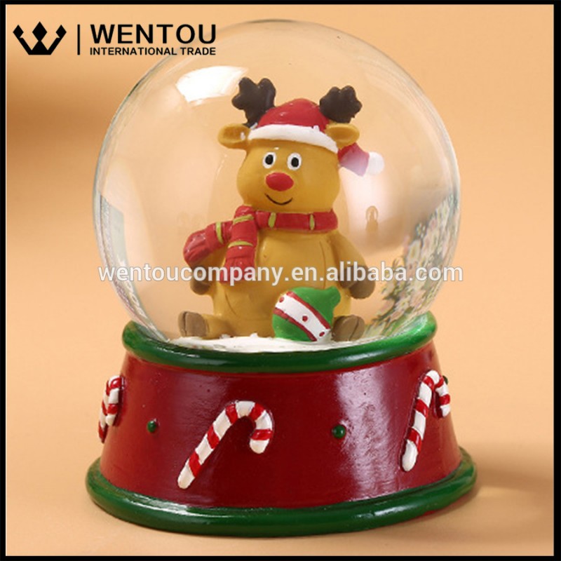 Wentouクリスタル水地球儀クリスマススノーボール-樹脂工芸品問屋・仕入れ・卸・卸売り