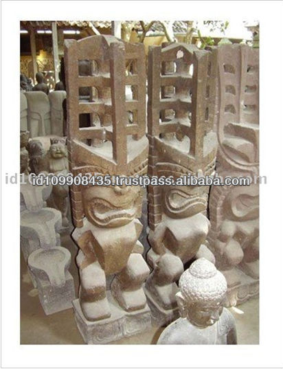 最もよく新しい設計Tikiの神の装飾的な石の彫刻-民芸品問屋・仕入れ・卸・卸売り