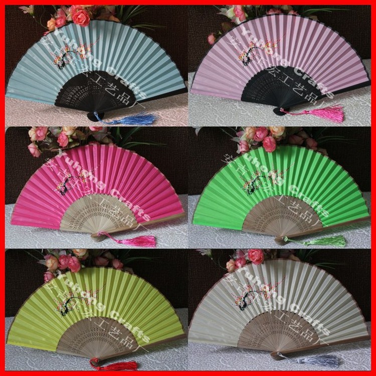 女性の折り畳み式の最高の贈り物竹ファン-民芸品問屋・仕入れ・卸・卸売り
