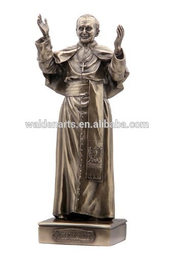 宗教教皇ヨハネ·パウロ二世像彫刻-彫刻工芸品問屋・仕入れ・卸・卸売り