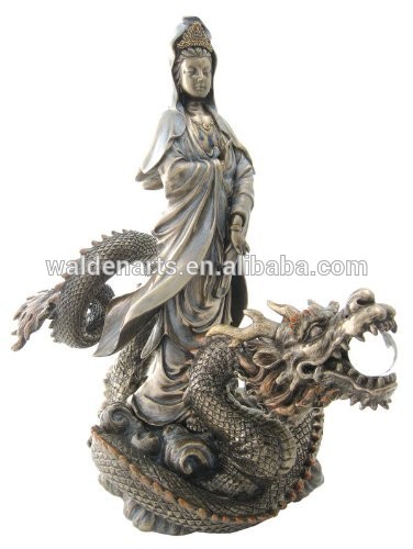 関クアン上ドラゴン置物像フィギュア観音-問屋・仕入れ・卸・卸売り