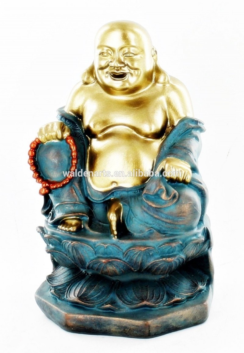 座っ ハッピー仏像幸運瞑想オリエンタル アジア像彫刻-問屋・仕入れ・卸・卸売り